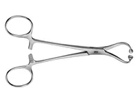 [A00168140] - pinza fissateli aesculap - curva - punte smusse - 14 cm - bf464r Gima – Image 1