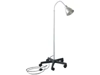 [A00011901] - Lampada ambulatoriale [100W 230,0V] con struttura tubolare in acciaio con base a cinque razze su ruote Gima – Image 1
