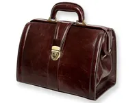 [A00011328] - Borsa "valigetta cuoio fiore" - cuoio – Image 1
