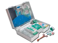 [A00013486] - GIMA 3 + BOMBOLA Kit emergenza/pronto soccorso in valigetta plastica [completa] con bombola Gima – Image 1