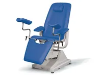 [A00011590] - GYNEX PROFESSIONAL Poltrona ginecologica a 3 motori con portarotolo colore blu Gima – Image 1