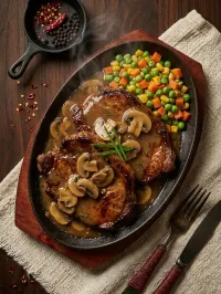 Sizzling Burger Steak – Image 1