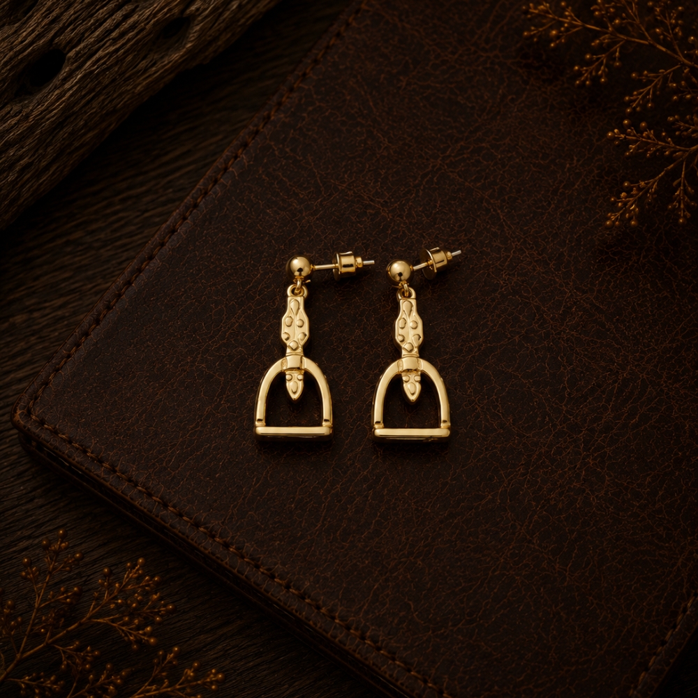 In the Irons Stirrup Earrings – Image 2