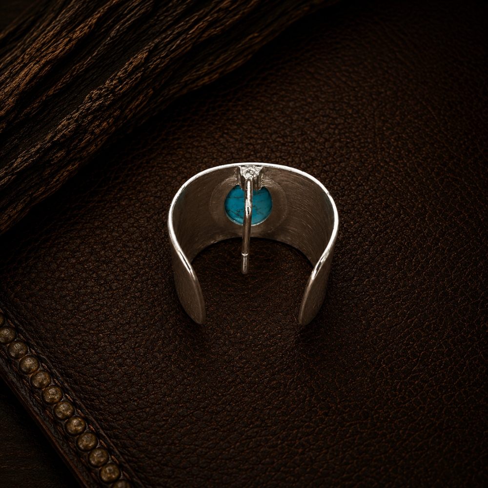 Turquoise Trail Ponytail Wrap – Image 2