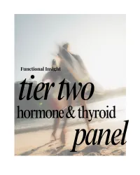 Tier 2 Hormone & Thyroid Panel – Image 1