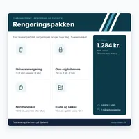 C klart Rengøringspakken (månedlig) – Image 1