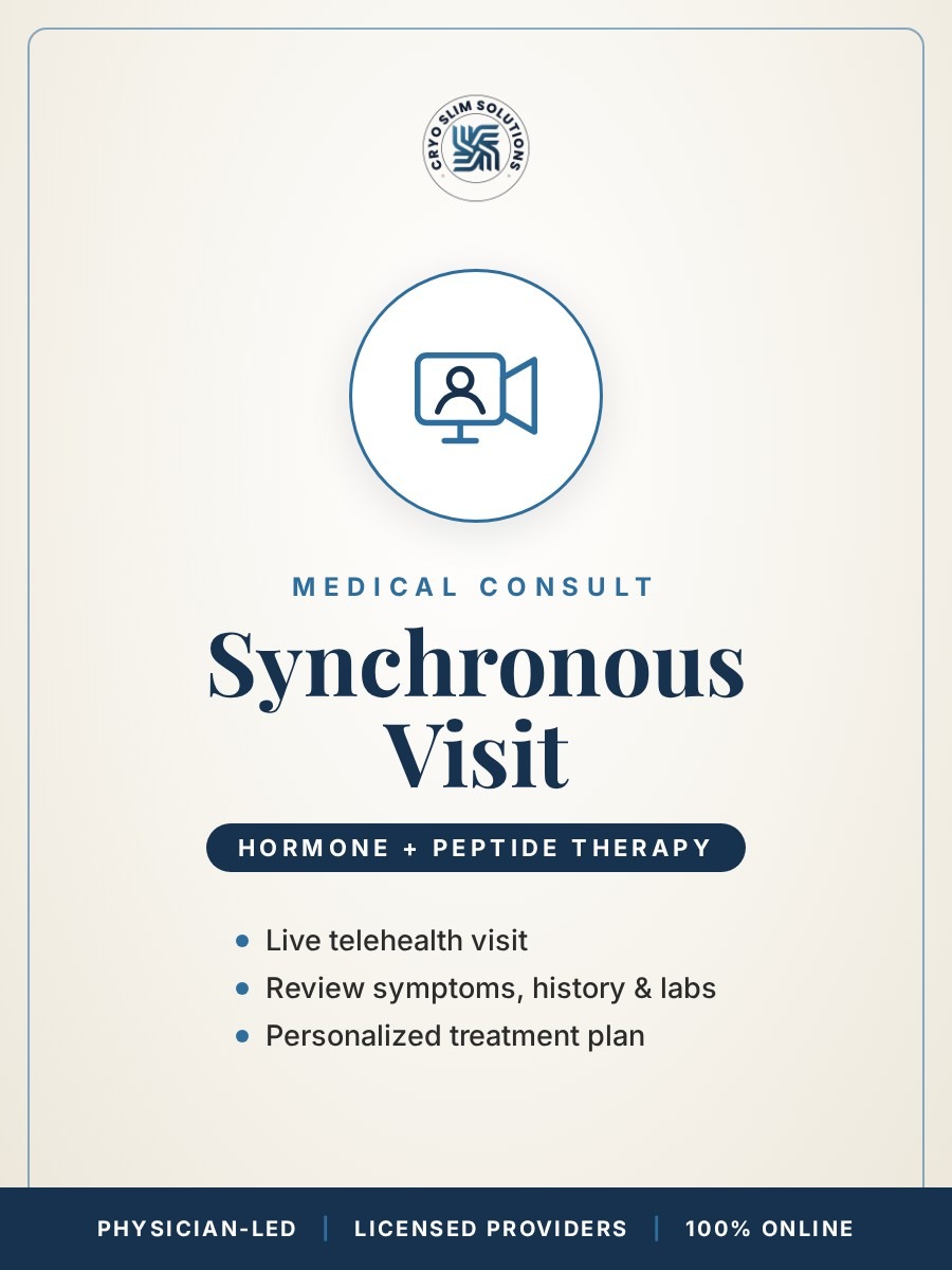 Medical Consult: Synchronous Visit (Hormones + Peptides) – Image 1
