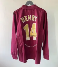 Camiseta Arsenal retro temporada 05/06 con dorsal de HENRY – Image 2