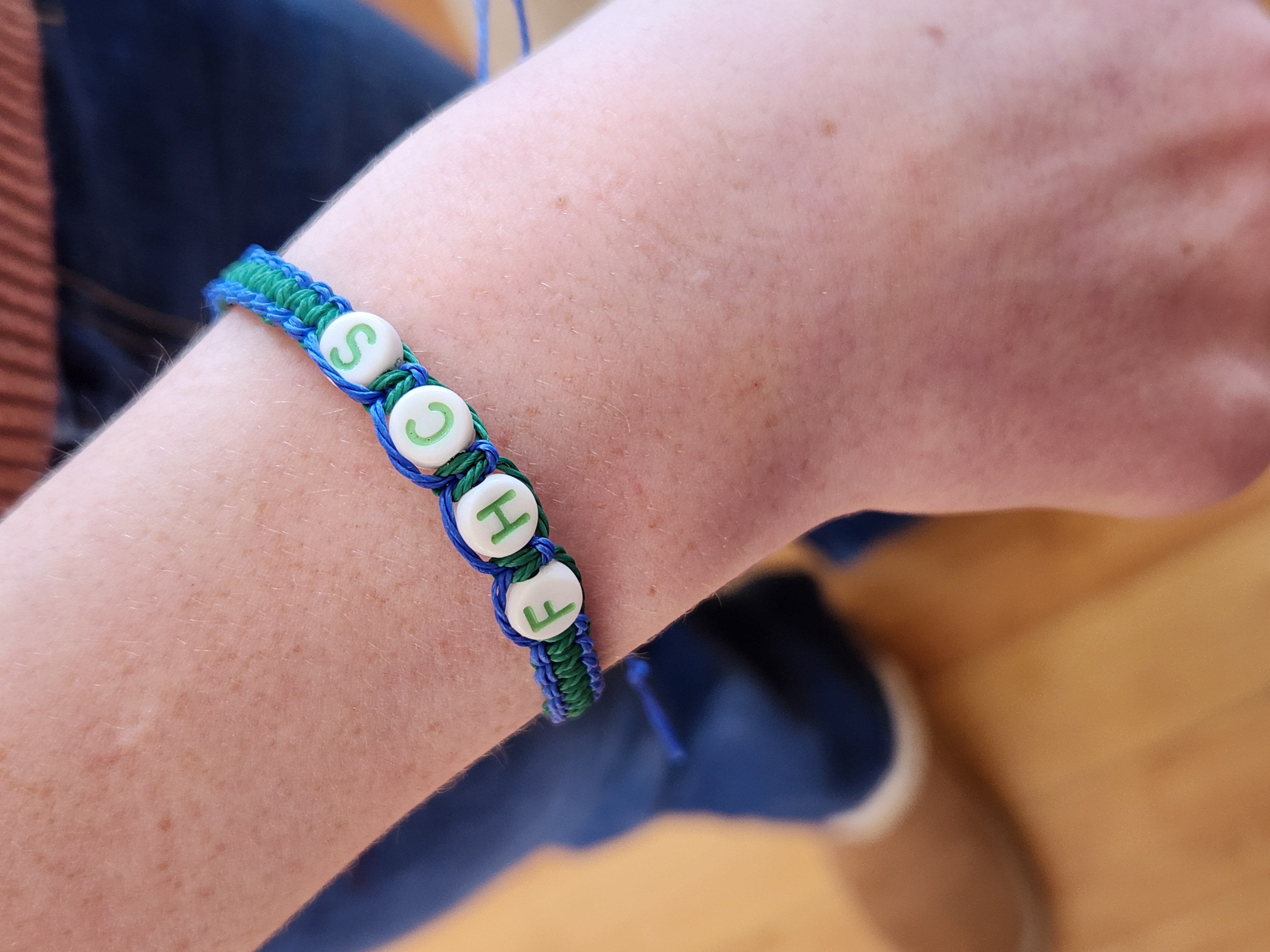 FHCS Letter Bead Bracelet – Image 1