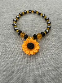 Bracelet - Handmade With Myelopathy.org Beads & Various Charms – 1
