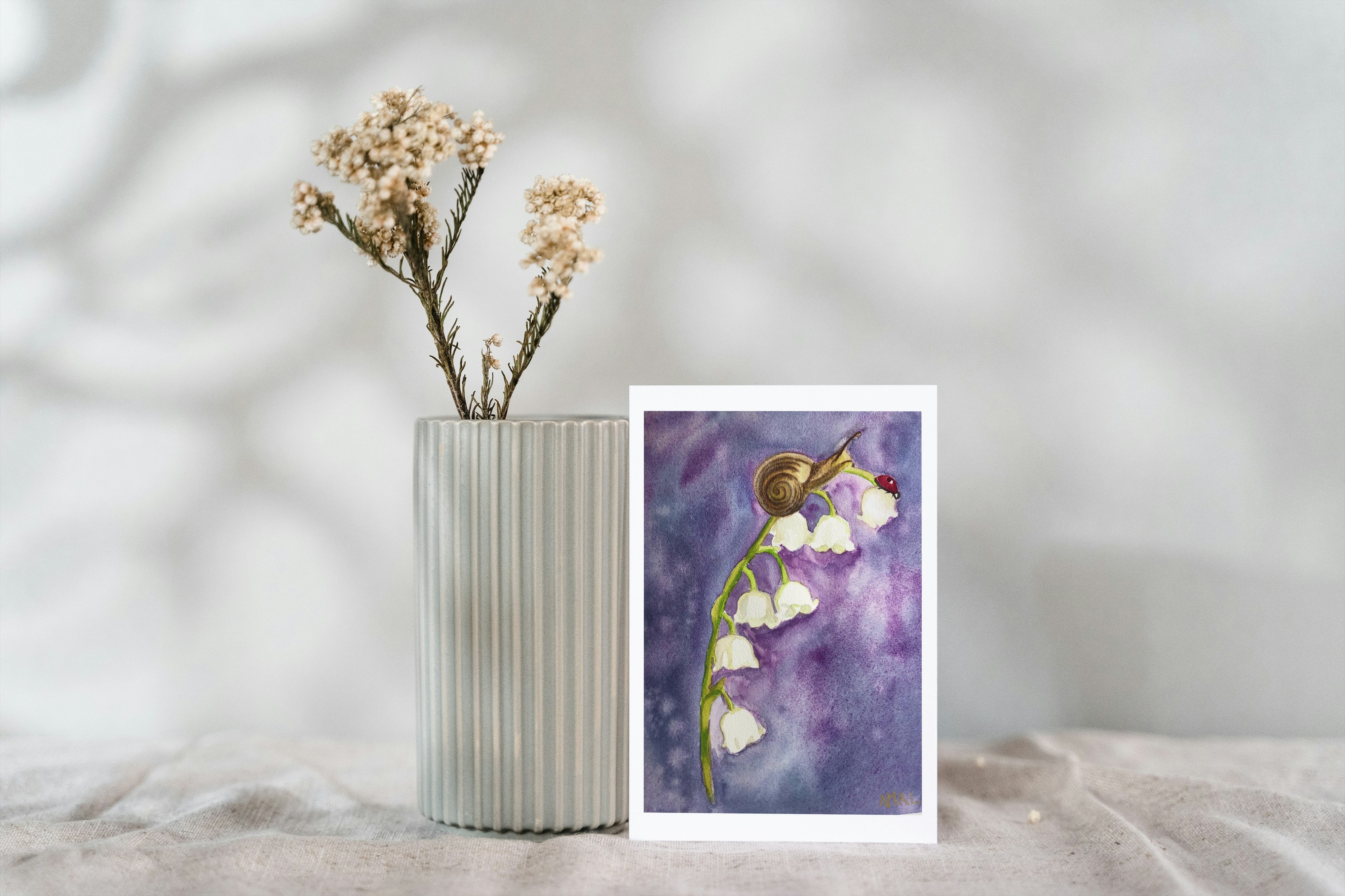 Fine Art Greetings Cards From Original Watercolour - 10 Pack - Set 1 – Image 3