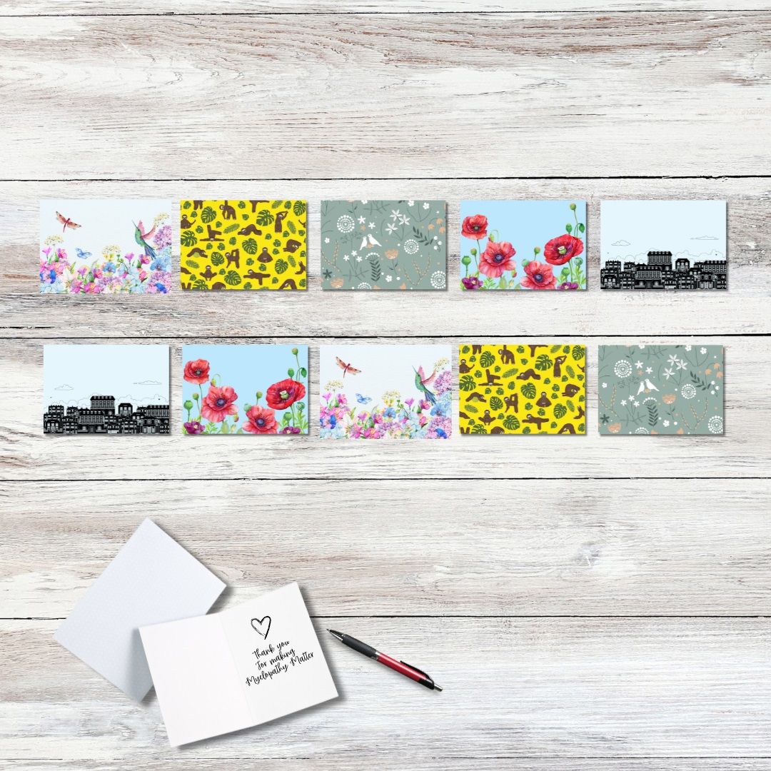 Greetings Card 10 Pack With 5 Designs - Set 2 – Image 2