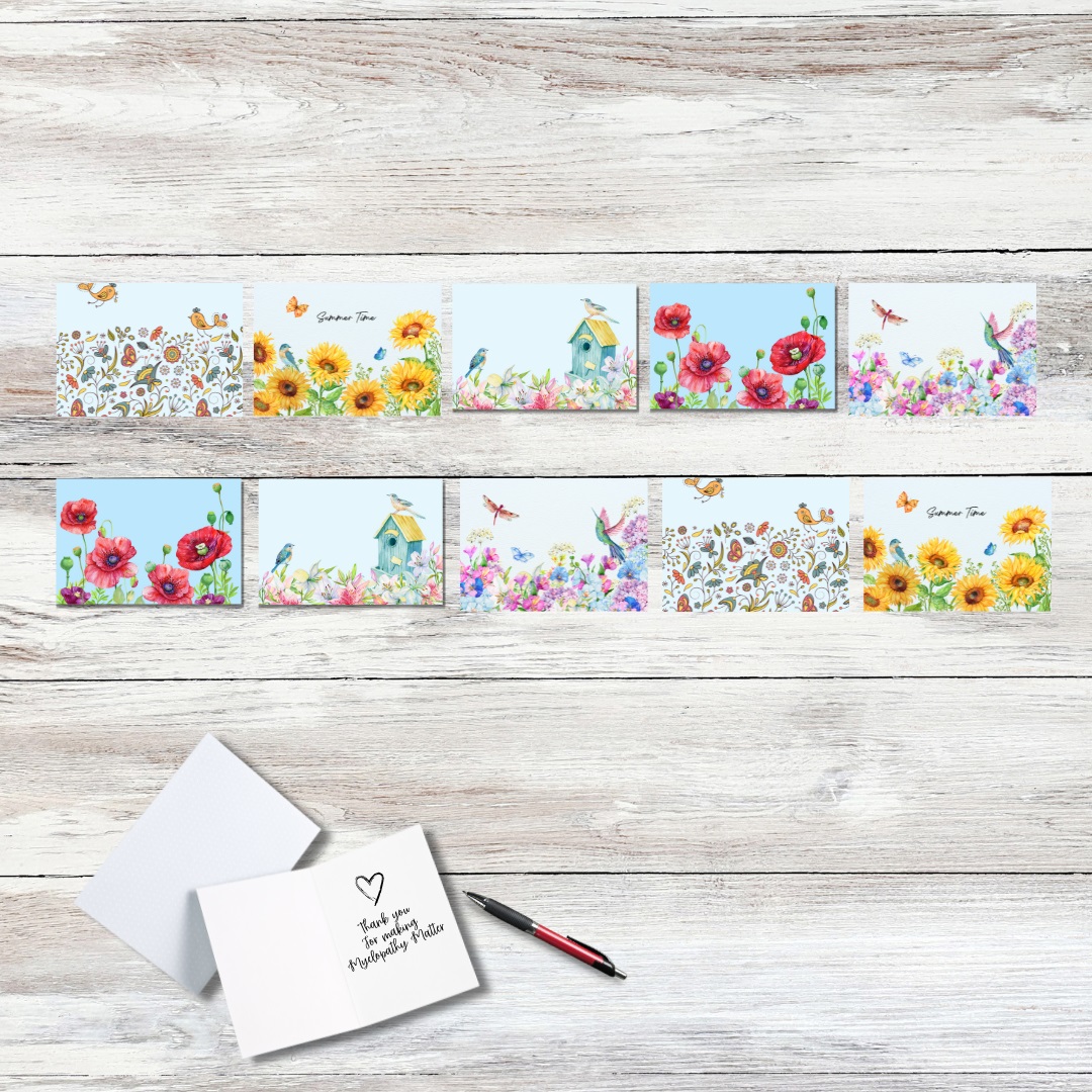 Greetings Card 10 Pack With 5 Designs - Set 5 – Image 2