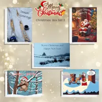 Christmas Card Pack Of 10 With 5 Different Designs - Set 3 – Image 2