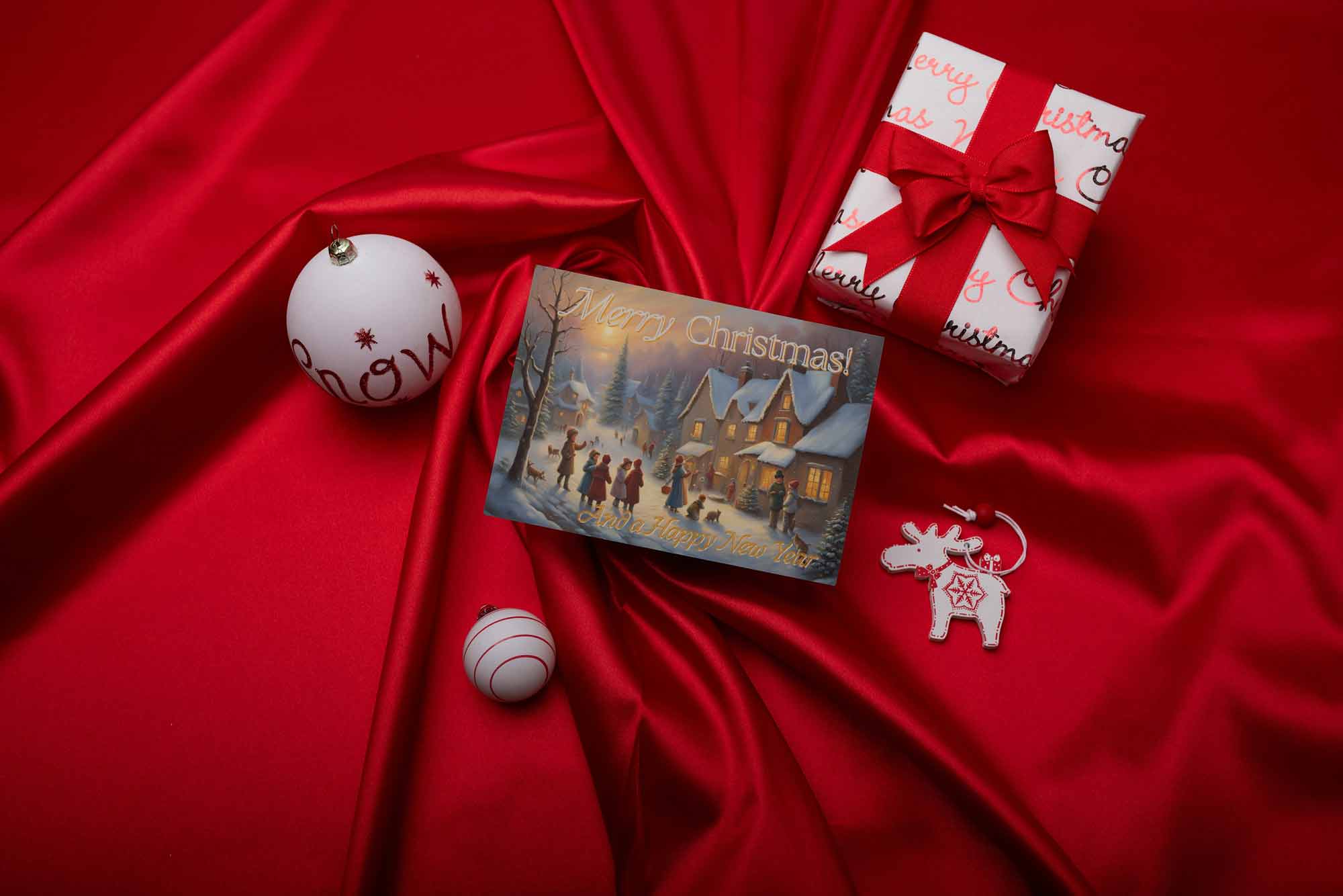 Christmas Card Pack Of 10 With 5 Different Designs - Set 1 – Image 6