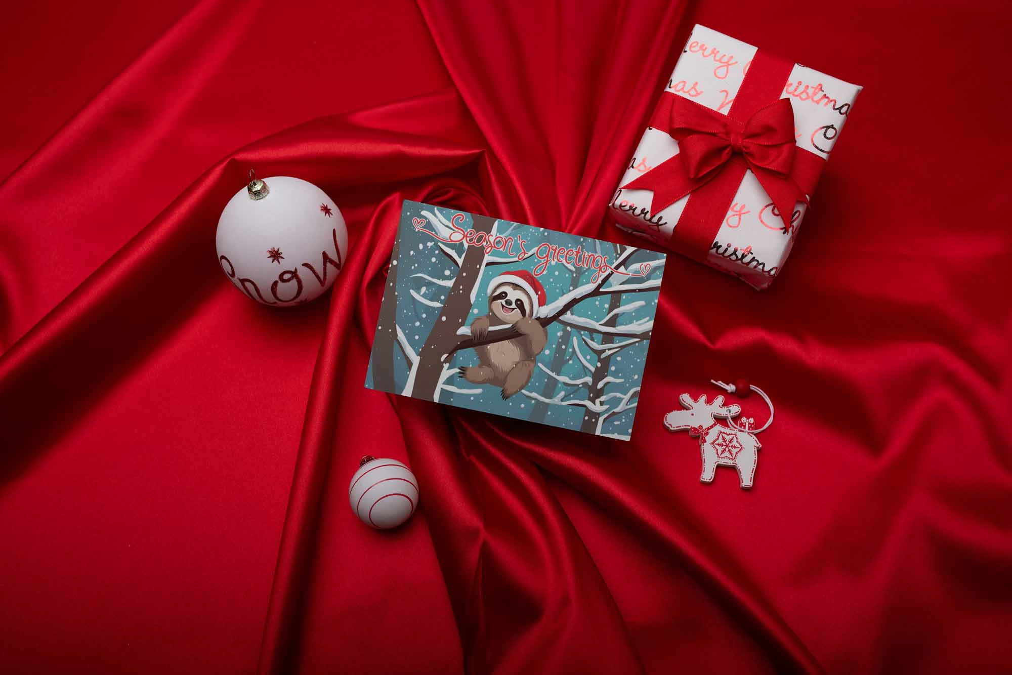 Christmas Card Pack Of 10 With 5 Different Designs - Set 3 – Image 3