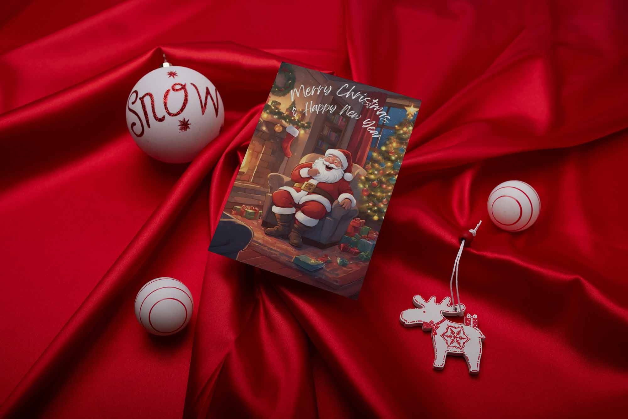 Christmas Card Pack Of 10 With 5 Different Designs - Set 3 – Image 5