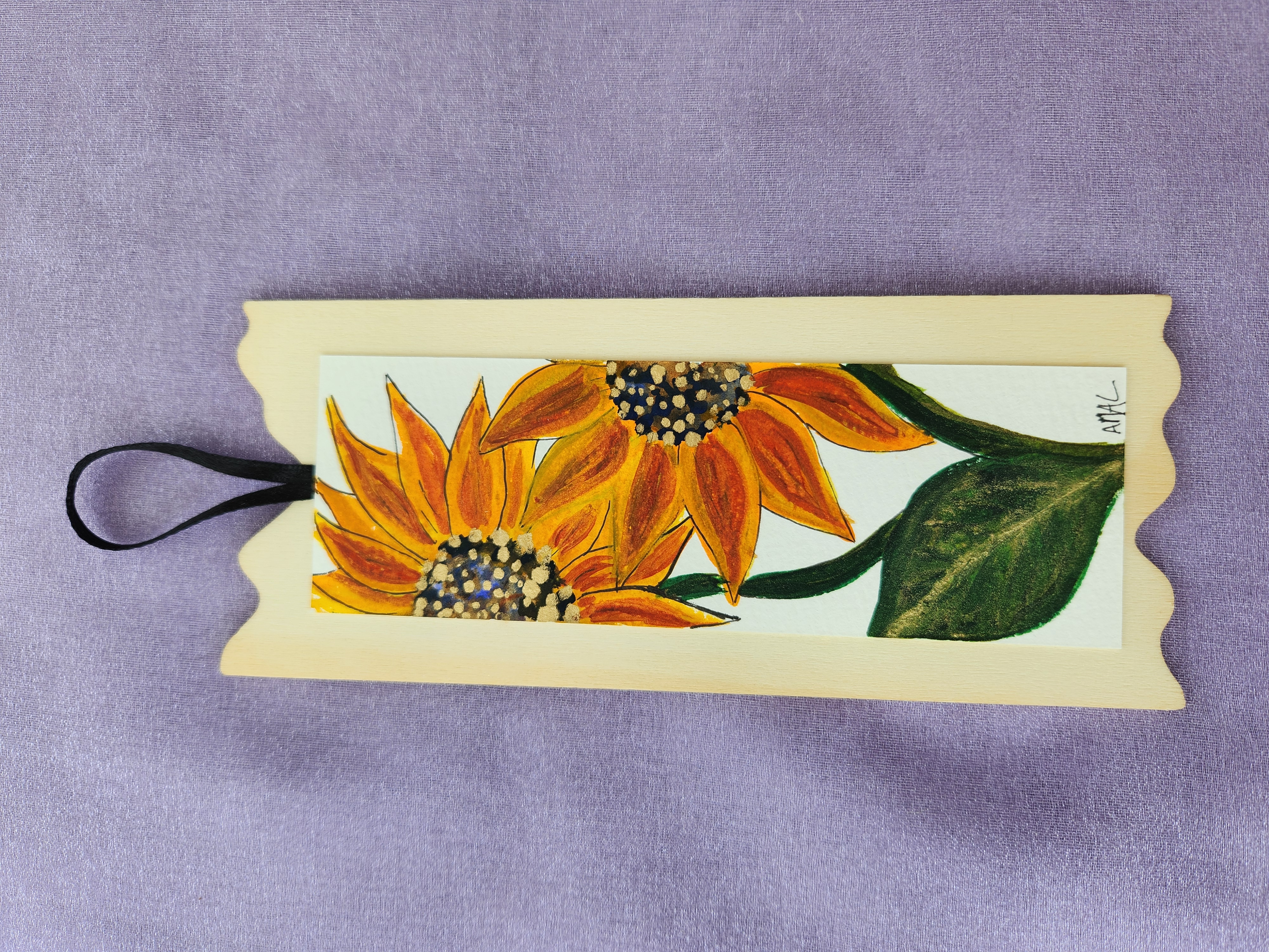 Hanging Ornament With Original Hand Painted Watercolour Art – 4