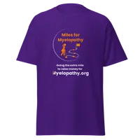 Miles For Myelopathy Classic Tee – S, Purple