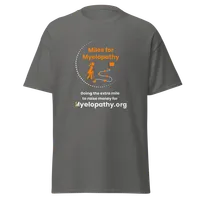 Miles For Myelopathy Classic Tee – S, Charcoal