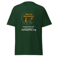 Miles For Myelopathy Classic Tee – XL, Forest Green