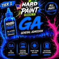 Hard In The Paint RGV General Admission Ticket | Live Music & Neon Paint Party – Image 1