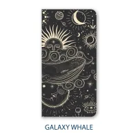 TN Regular Size Notebook Collection | Handmade Fountain Pen Friendly Journal – Galaxy Whale, Lined | 6mm
