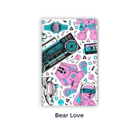 Handbound Pocket Notebook Collection | Set of 4 Fountain Pen Journals – Bear Love, 3.5 x 5.5 inches, 80 gsm