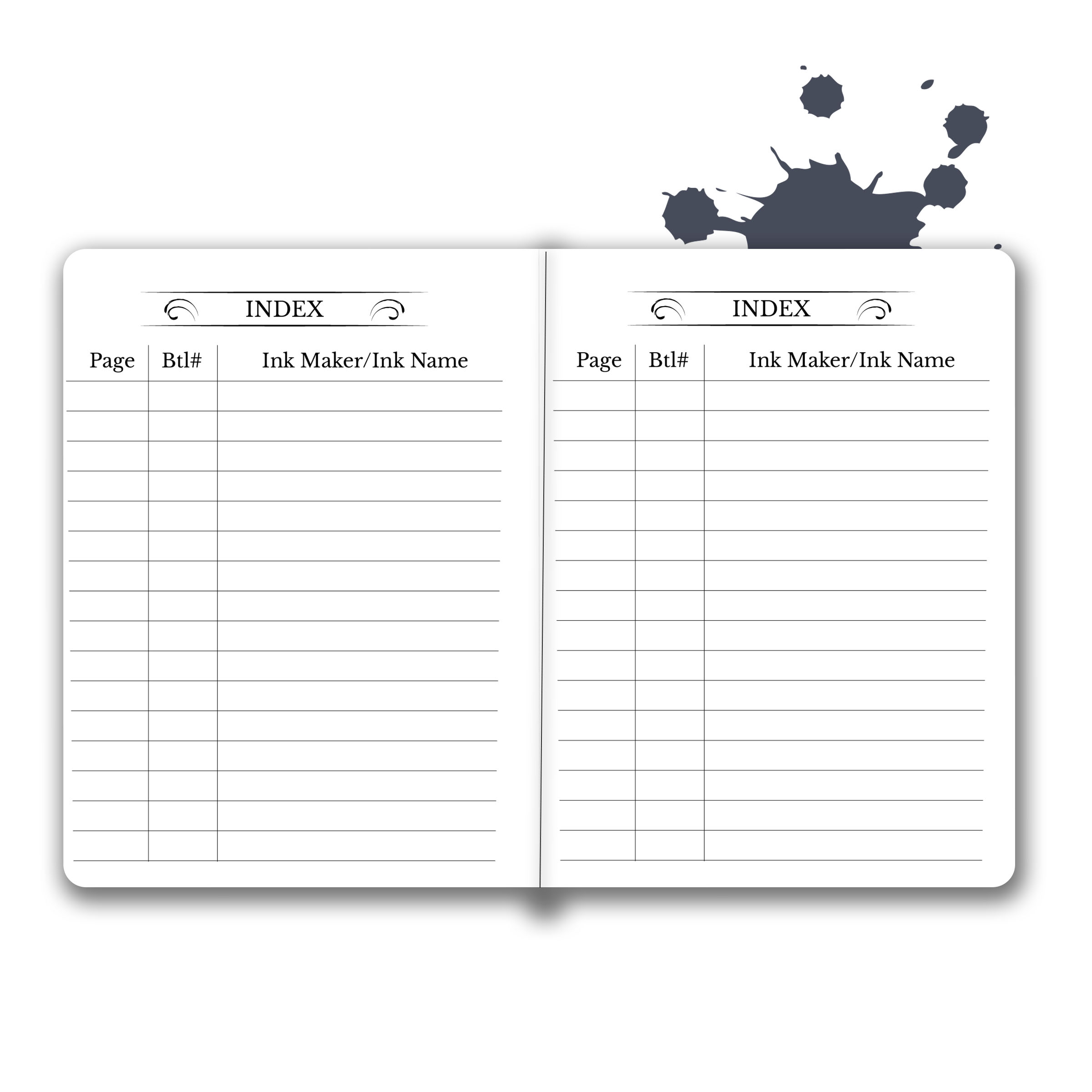 Ink Apothecary Passport Edition | Leather Bound Ink Swatch Journal – Image 6