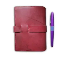 No. 4 Wrap Journal | Refillable A6 Leather Journal – Image 2