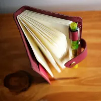 The Storykeeper – Hand-Pyrographed Passport Leather Journal – Image 7