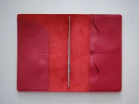 The Atelier B6 Slim Leather Cover | Handmade Journal Cover with 192-Page Notebook – Image 4