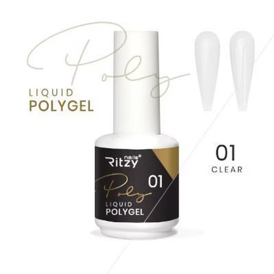 01 'Clear' Liquid Polygel – Image 1