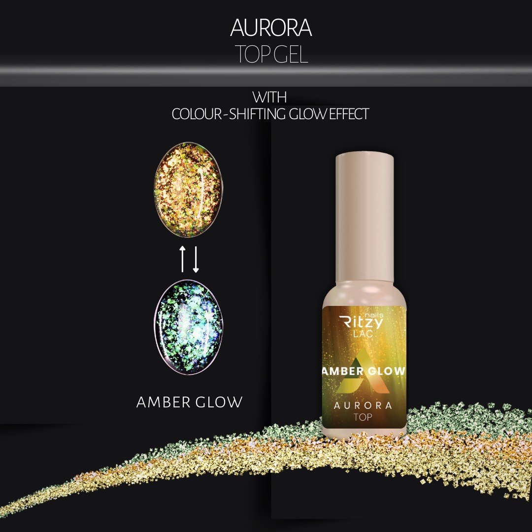 'Amber Glow' AURORA Top Gel – Image 1
