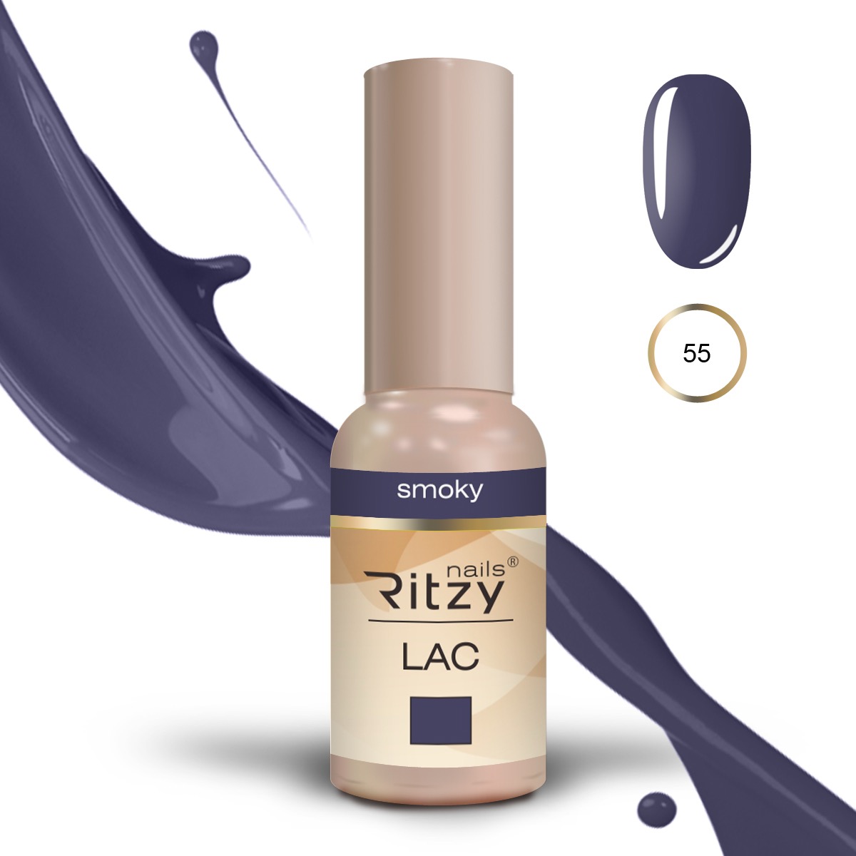 Ritzy Lac Shades 01-188 – 55 Smoky