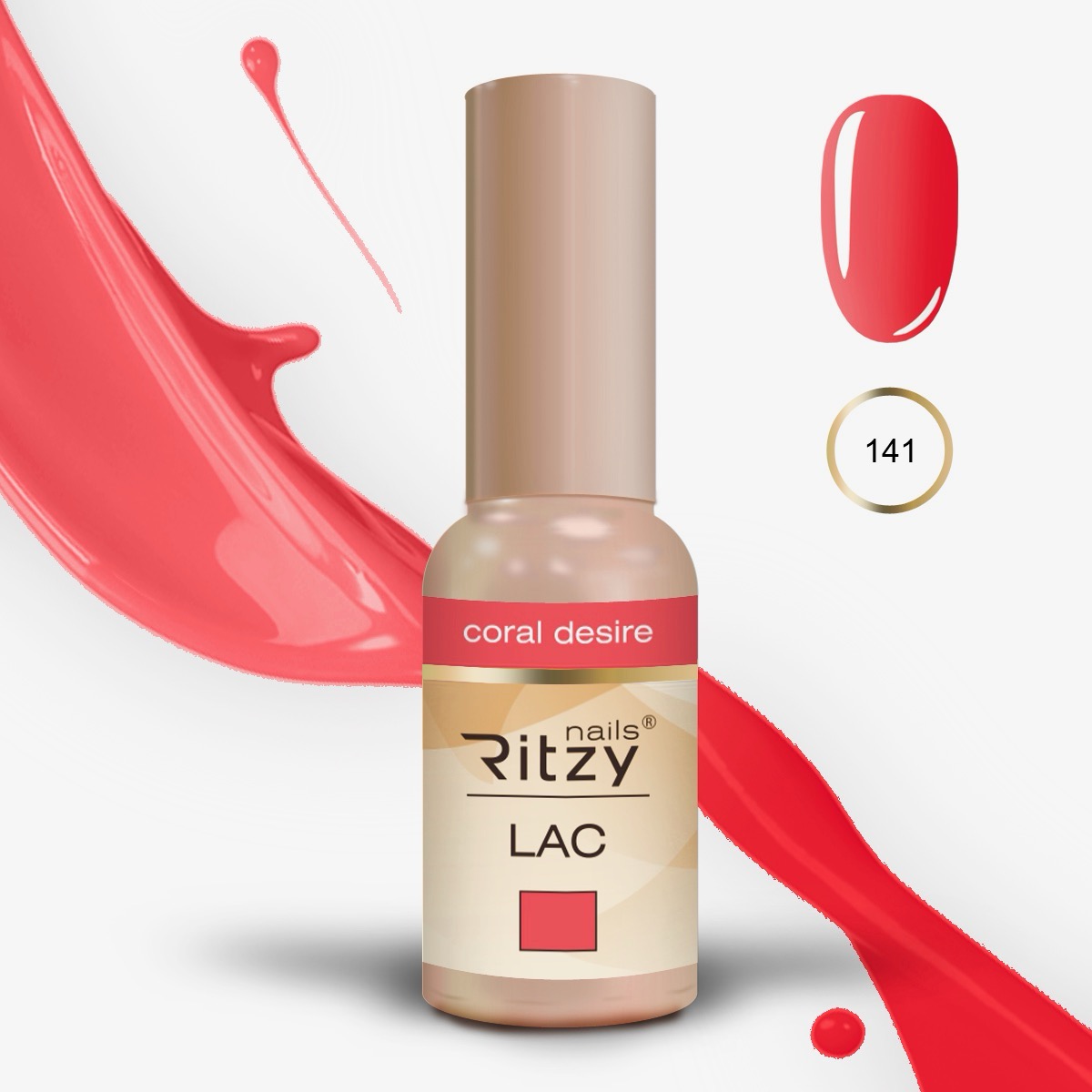 Ritzy Lac Shades 01-188 – 141 Coral Desire
