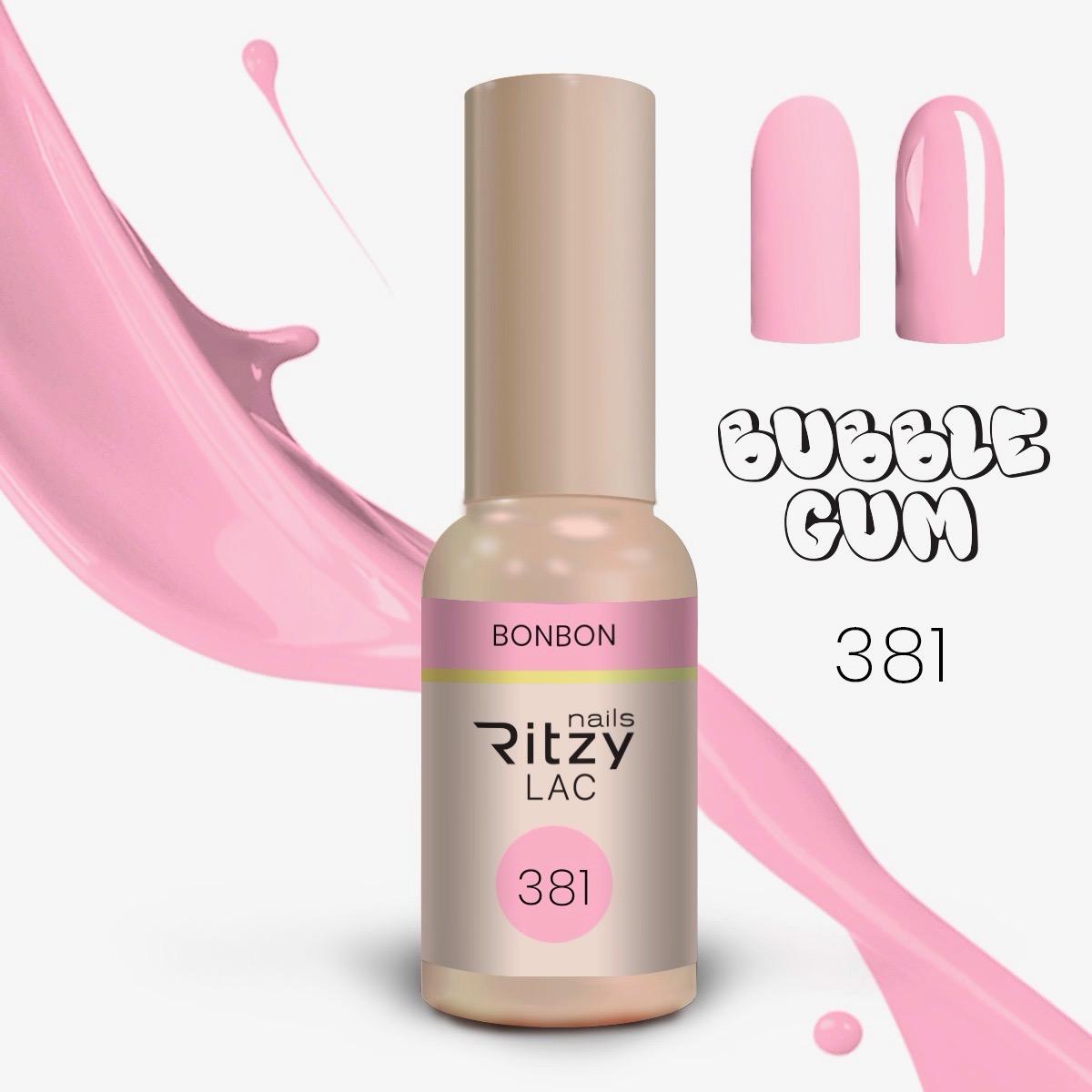 Bubblegum Collection (381-390) Lac – 381 Bonbon