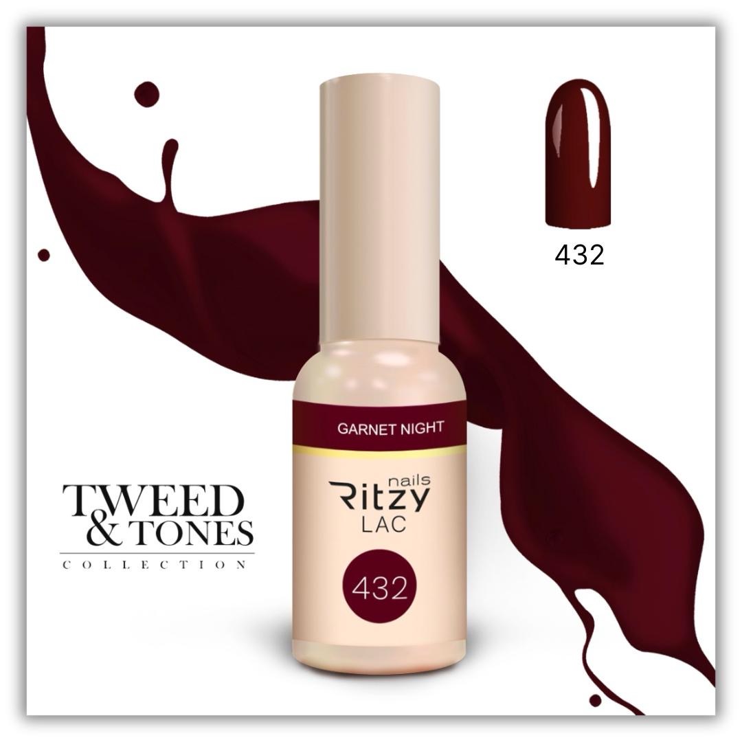 Tweed & Tones Collection (431-440) Lac – 432 Garnet Night
