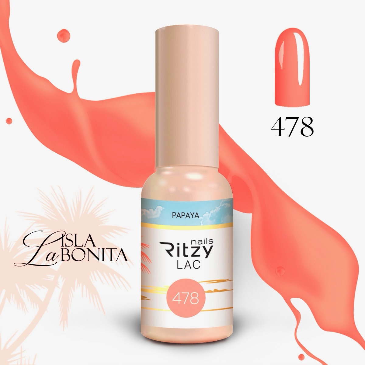 La Isla Bonita Collection (471-480) Lac – 478 Papaya