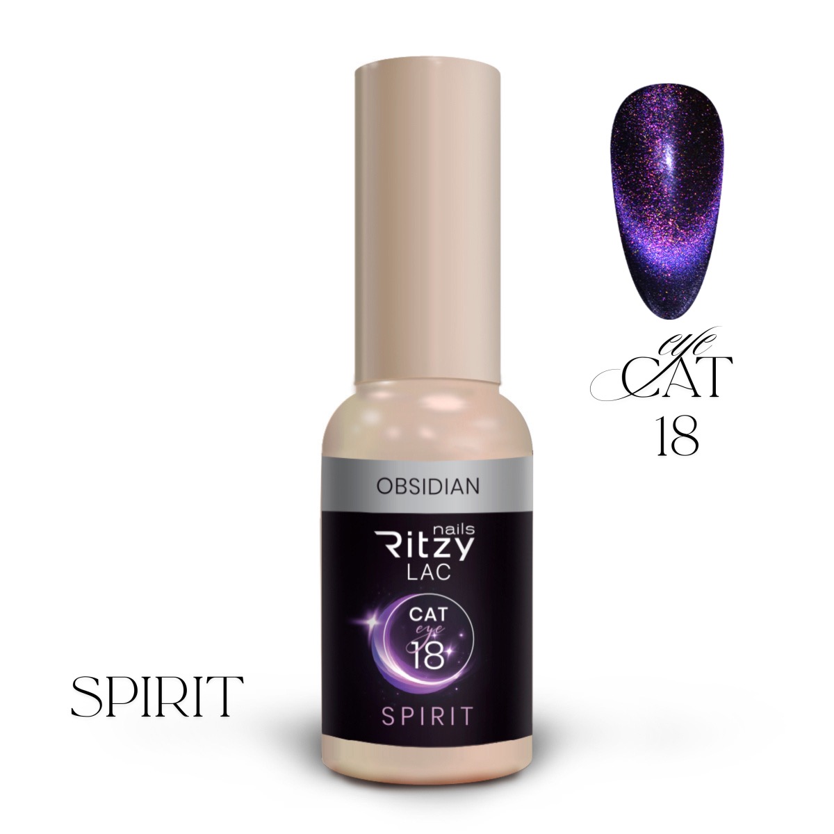 SPIRIT Cat Eye (16-20) – 18 Obsidian