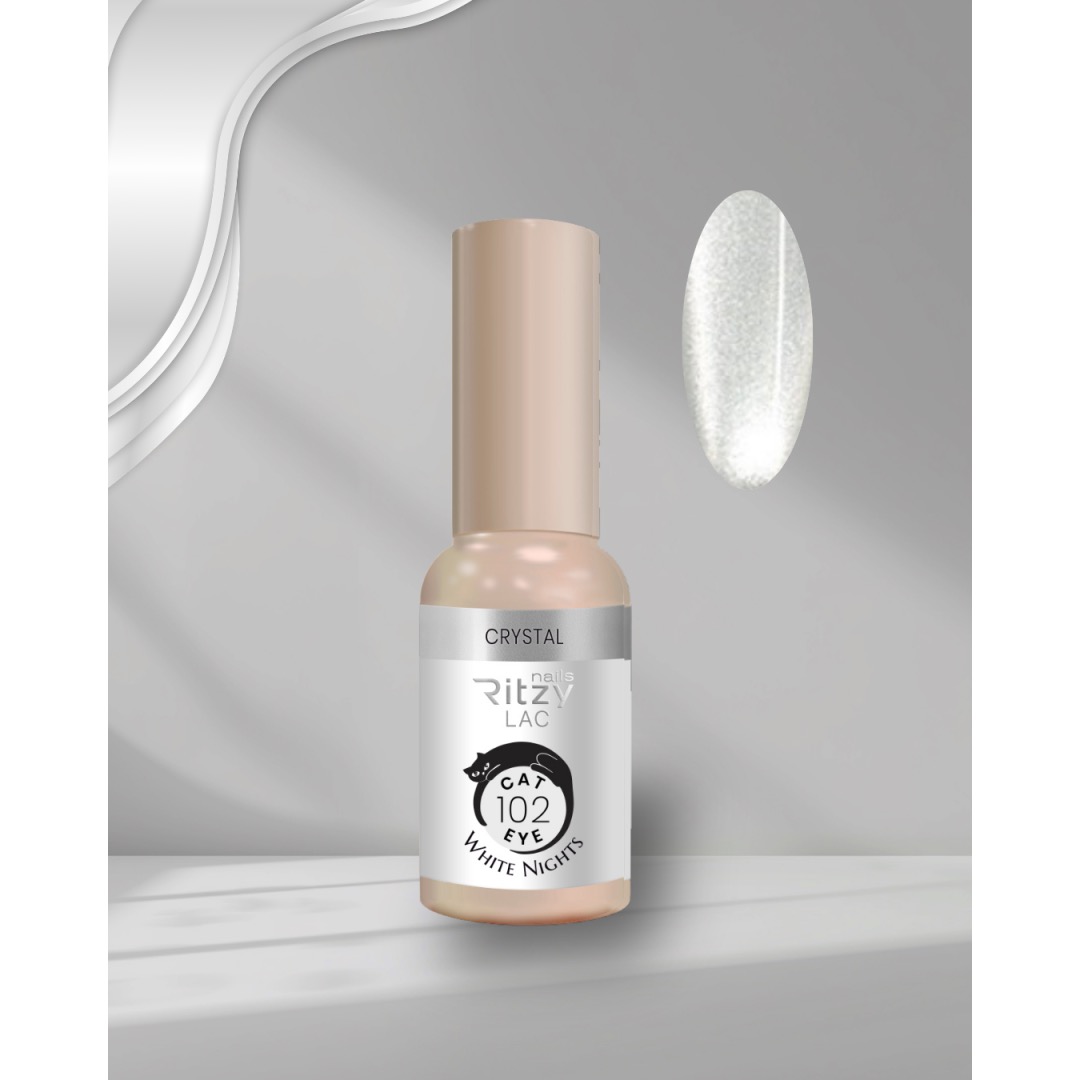 WHITE Cat Eye (101-105) – 102 Crystal