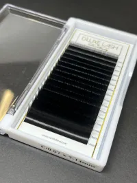 D'Luxe Lash Trays: PREMIUM Line – C, 0.07, Mix (5-7mm), Black