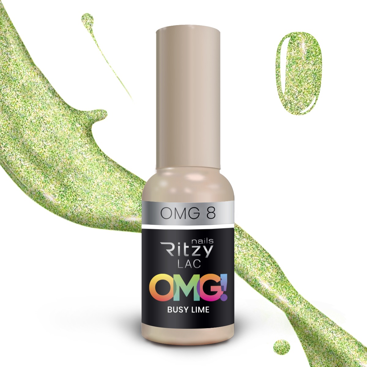 OMG Glitzy Collection (1-10) – OMG 8 Busy Lime