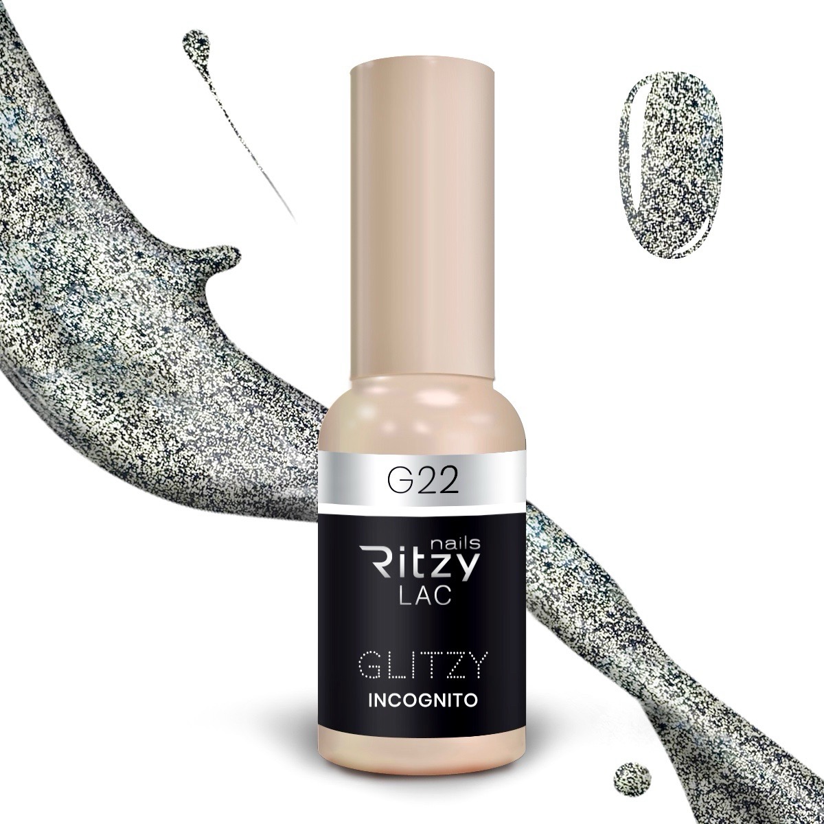 Glitzy Reflective Gel Polish (G1-G41) – G22 Incognito