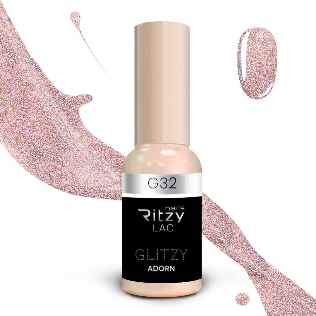 Glitzy Reflective Gel Polish (G1-G41) – G32 Adorn