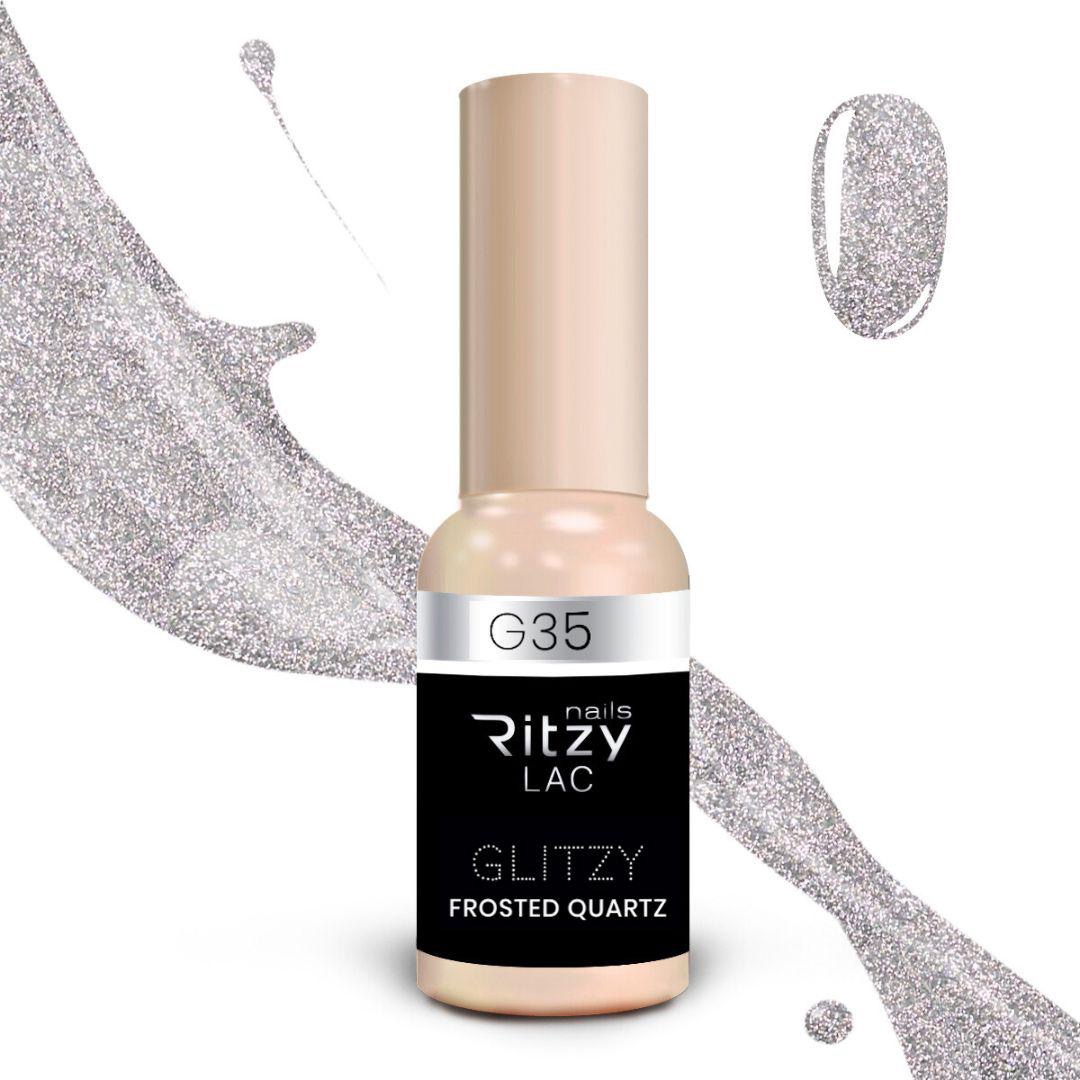 Glitzy Reflective Gel Polish (G1-G41) – G35 Frosted Quartz