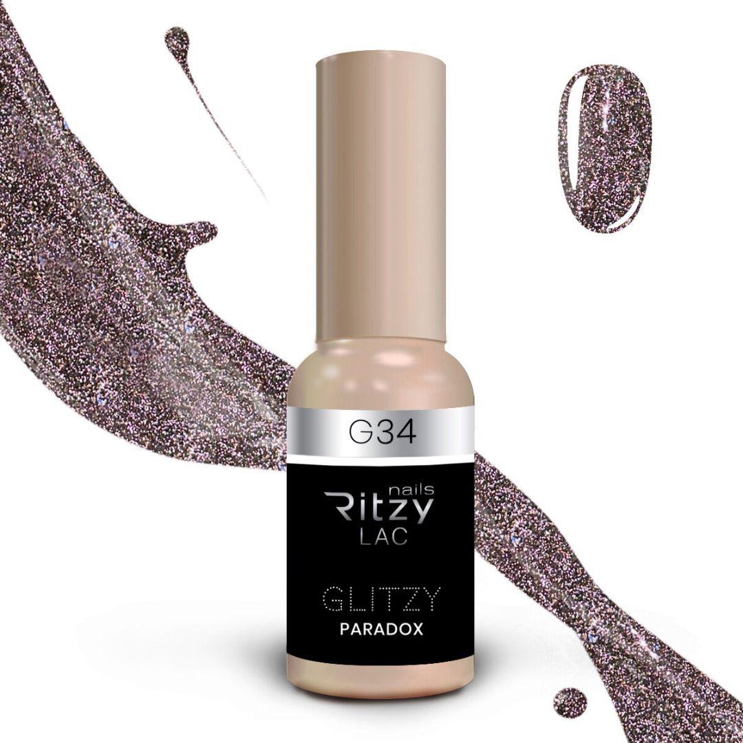 Glitzy Reflective Gel Polish (G1-G41) – G34 Paradox