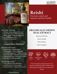 Reishi Dual-Extract Tincture: Organic Cultivated Mushroom Tincture for Stress, Sleep, and Whole-Body Vitality – Image 3
