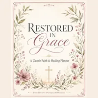 Restored in Grace: A 30-Day Christian Faith & Healing Planner – Image 1