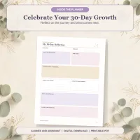 Aligned & Abundant: A 30-Day Daily Affirmations & Manifestation Journal – Image 10